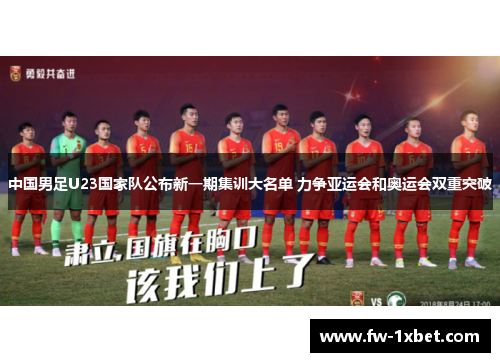 中国男足U23国家队公布新一期集训大名单 力争亚运会和奥运会双重突破